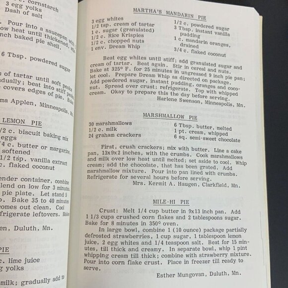Pine To Prairie Cookbook Volume II Telephone Pioneers of America Vintage 1983 - Picture 13 of 13